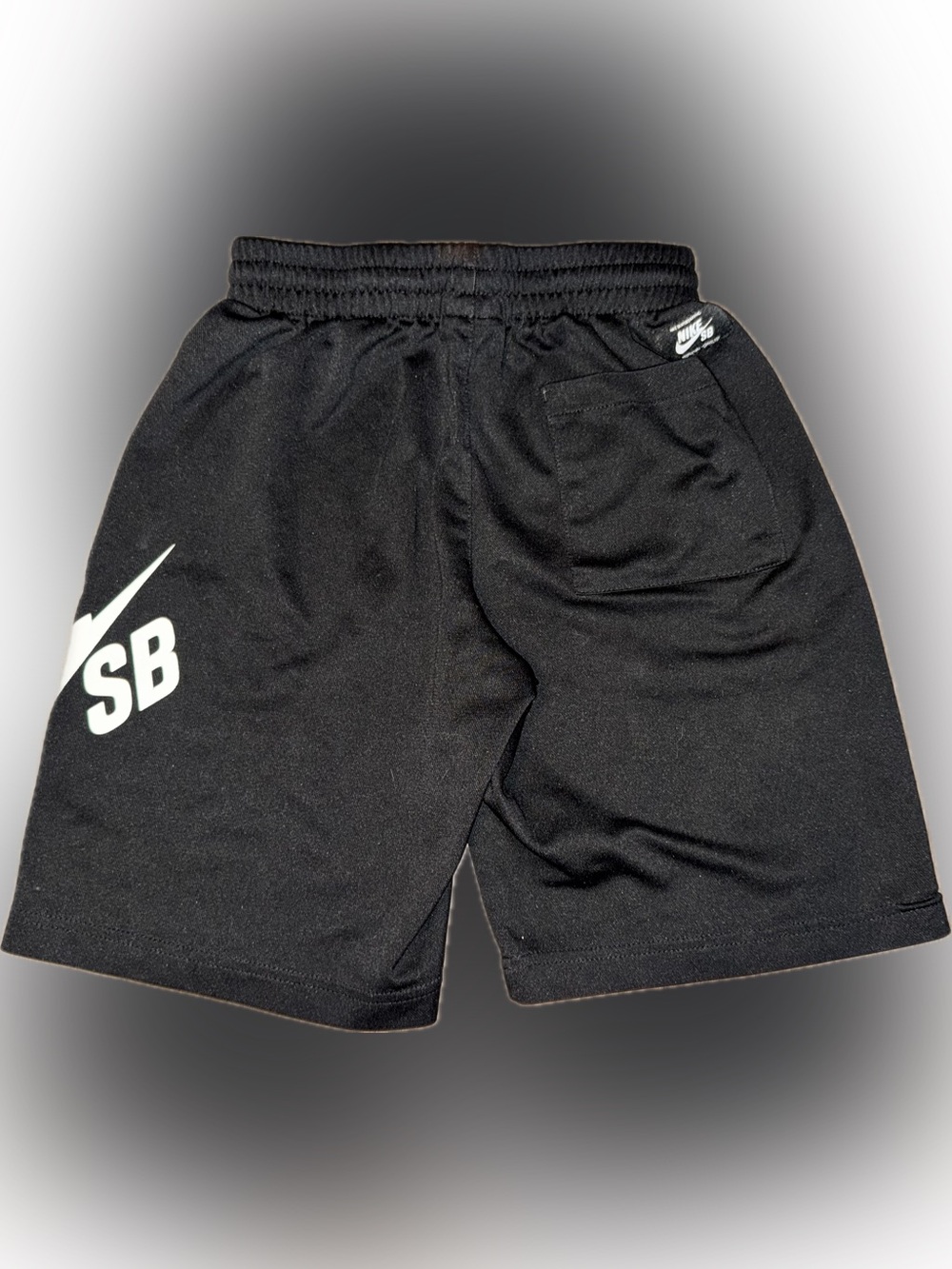🌸Nike Black Athletic Shorts with White Swoosh, size YS